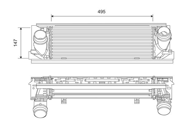 VALEO 818262 Charge Air Cooler