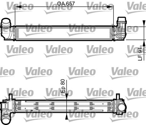 VALEO 818269 Charge Air Cooler