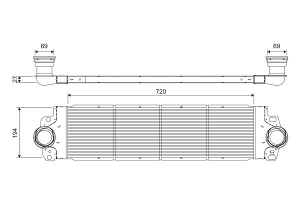 VALEO 818272 Charge Air Cooler