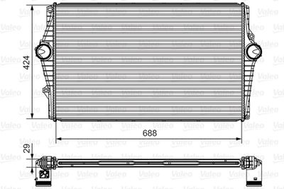 Charge Air Cooler VALEO 818279