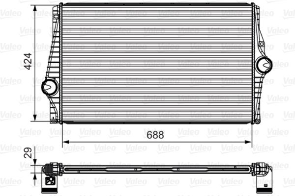 VALEO 818280 Charge Air Cooler