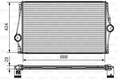 Charge Air Cooler VALEO 818282