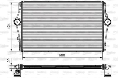 Charge Air Cooler VALEO 818283