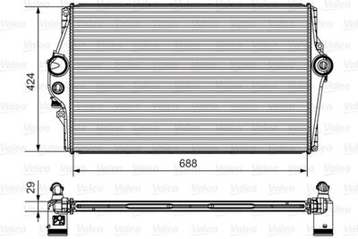 Charge Air Cooler VALEO 818284