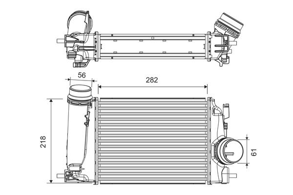 VALEO 818293 Charge Air Cooler