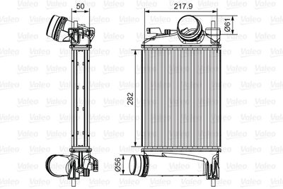 Charge Air Cooler VALEO 818294