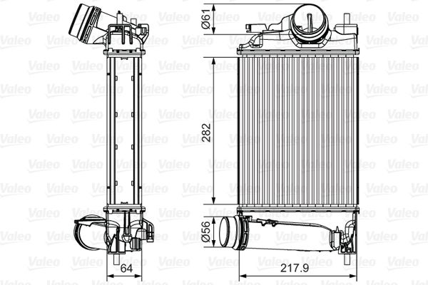 VALEO 818295 Charge Air Cooler