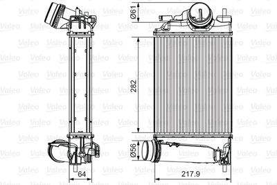 Charge Air Cooler VALEO 818295