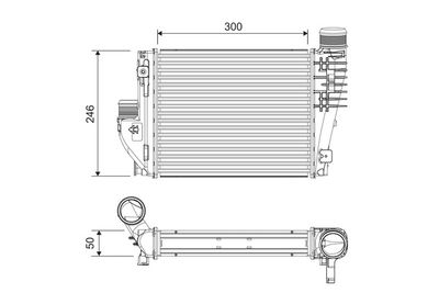 Charge Air Cooler VALEO 818304
