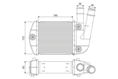 Charge Air Cooler VALEO 818310