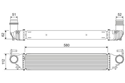 Charge Air Cooler VALEO 818312