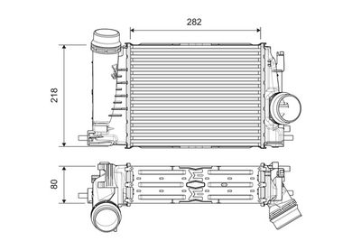 Charge Air Cooler VALEO 818316