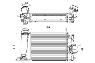 Charge Air Cooler VALEO 818317