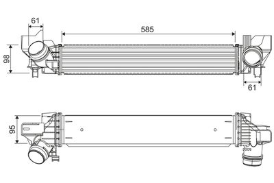 Charge Air Cooler VALEO 818318