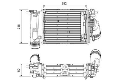 Charge Air Cooler VALEO 818319