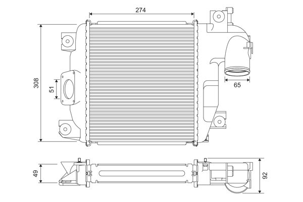 VALEO 818321 Charge Air Cooler