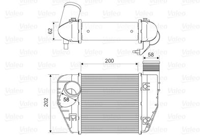 Charge Air Cooler VALEO 818326
