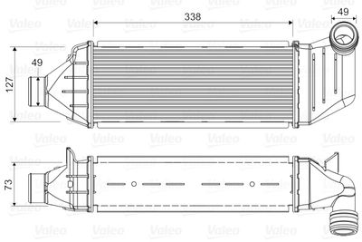 Charge Air Cooler VALEO 818327
