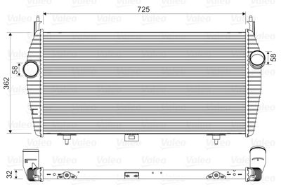 Charge Air Cooler VALEO 818335
