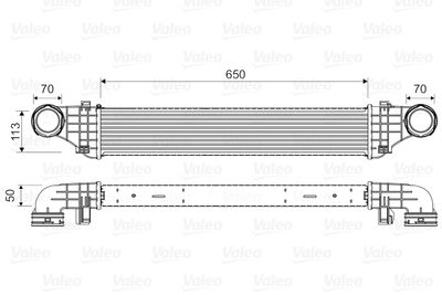Charge Air Cooler VALEO 818337