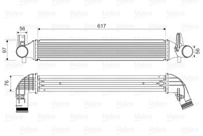 Charge Air Cooler VALEO 818338