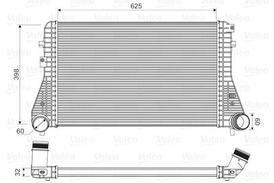 Charge Air Cooler VALEO 818339
