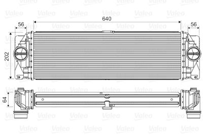 Charge Air Cooler VALEO 818341
