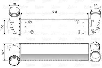 Charge Air Cooler VALEO 818342