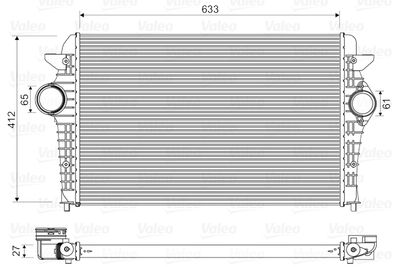 Charge Air Cooler VALEO 818344