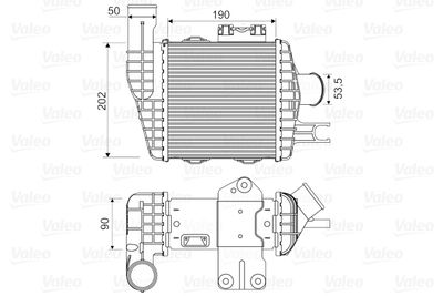 Charge Air Cooler VALEO 818349