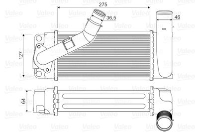 Charge Air Cooler VALEO 818351