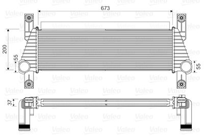 Charge Air Cooler VALEO 818352