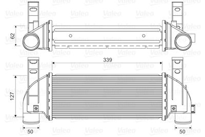 Charge Air Cooler VALEO 818353
