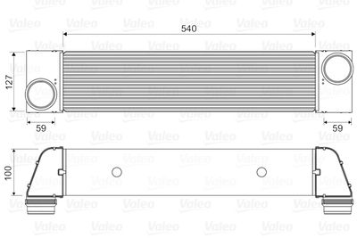 Charge Air Cooler VALEO 818357
