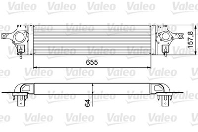Charge Air Cooler VALEO 818358