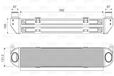 Charge Air Cooler VALEO 818359