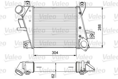 Charge Air Cooler VALEO 818360