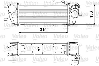 Charge Air Cooler VALEO 818361