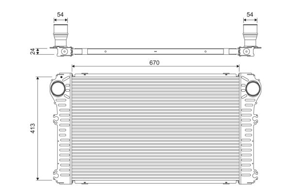VALEO 818363 Charge Air Cooler