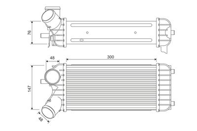 Charge Air Cooler VALEO 818365