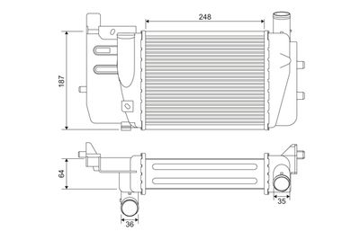 Charge Air Cooler VALEO 818369