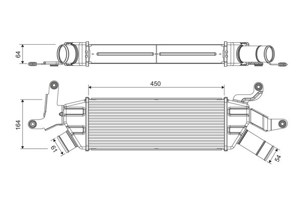 VALEO 818370 Charge Air Cooler