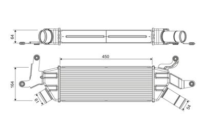 Charge Air Cooler VALEO 818370