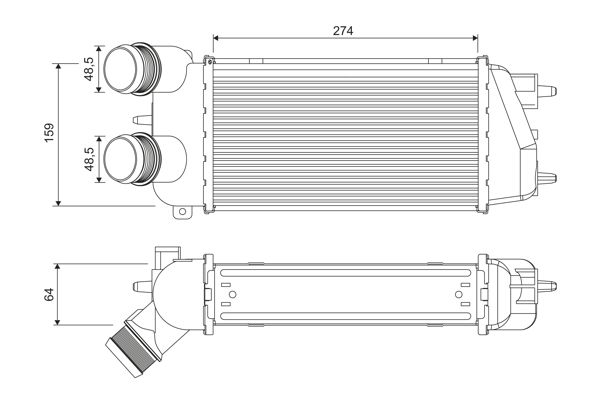 VALEO 818371 Charge Air Cooler