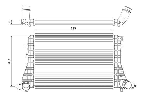 VALEO 818372 Charge Air Cooler