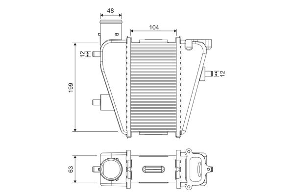 VALEO 818373 Charge Air Cooler