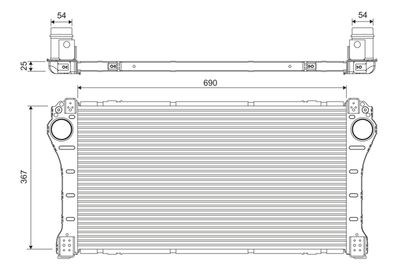 Charge Air Cooler VALEO 818375