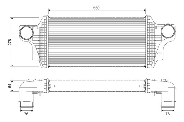 VALEO 818377 Charge Air Cooler