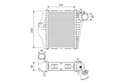 Charge Air Cooler VALEO 818378