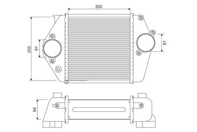 Charge Air Cooler VALEO 818380
